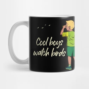 Cool boys watch birds - bird watching Mug